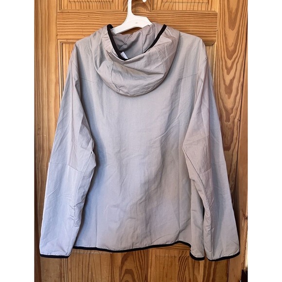 Nike Tech Woven Windbreaker Full Zip Gray Jacket Men's Size XL DQ4340-016 - Picture 5 of 10